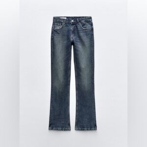 Zara Women's Boot Cut Jeans - Blue